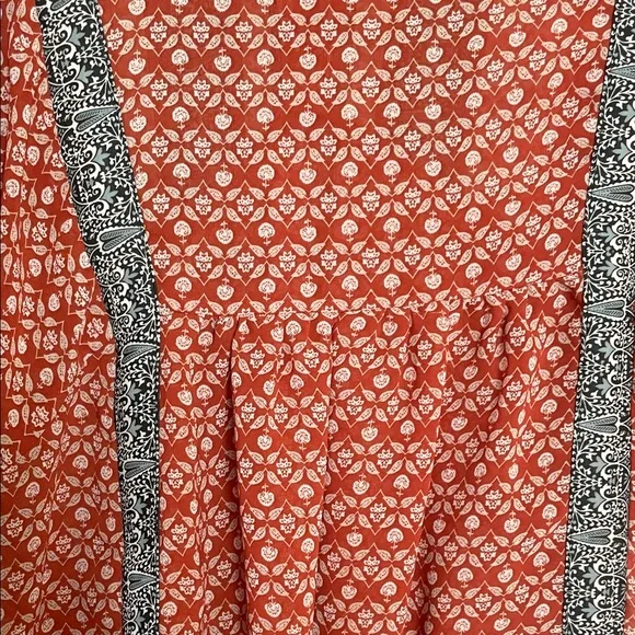 Knox Rose Red and Black Boho Blouse - Picture 10 of 11